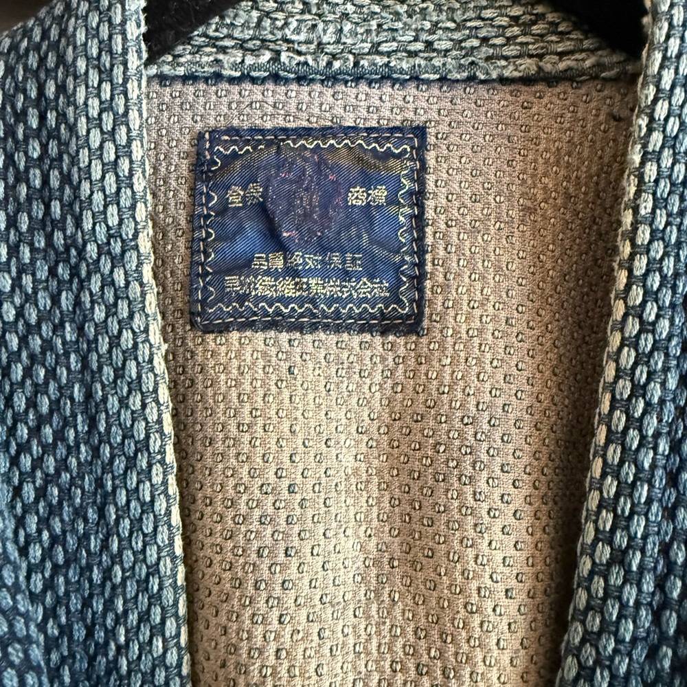 Vintage Indigo Kimono Jacket - Picture 5 of 5